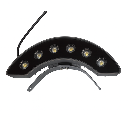 [05366] Lampara 6W 3000K 30º adj. arboles BY-W3015 85-245V IP-65 media luna EVOLIGHT