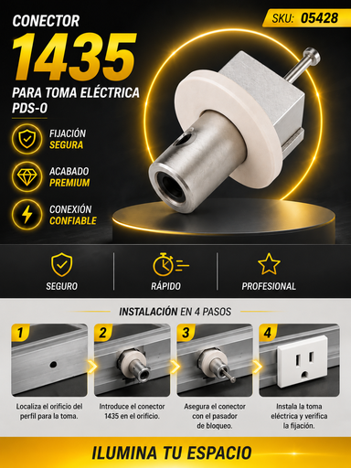 [05428] Conector 1435 para Toma Eléctrica PDS-O KLUS