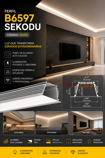 [06103] Perfil B6597 SEKODU KLUS