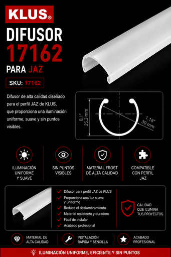 [17162] Difusor 17162 para JAZ KLUS