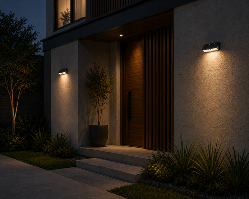 [06845] Aplique SOLAR B72304 PARED CON SENSOR MOVIMIENTO 350LM 54LED M ROOMLUX